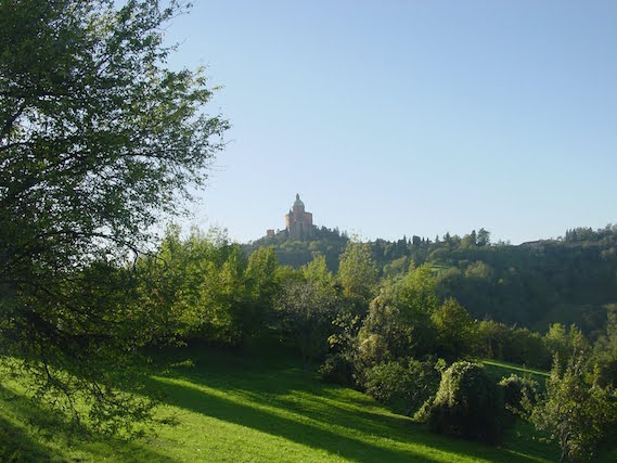 al Parco San Pellegrino si gode di una stupenda vista su San Luca