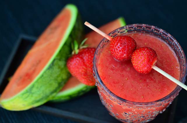 smoothie alla fragola