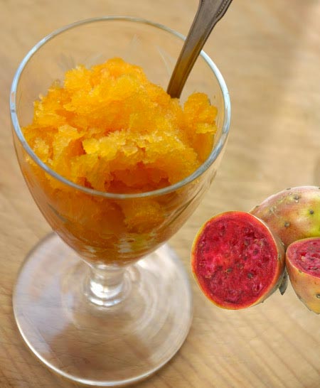 Granita siciliana di fico d'india