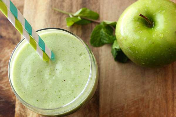 Smoothie verde di torte di mele - ricette smoothies con bimby